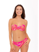 Nickey Nobel Rosa roze bandeau / softcup bikinitop