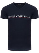 Armani Logo marine blauw fashion
