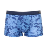 HOM Flowery blauw/print boxershort