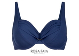 Rosa Faia Beach Hermine marine blauw soft-cup bikinitop