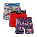 Muchachomalo Head in the Clouds rood/print boxershort