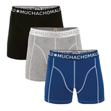 Muchachomalo Solid zwart boxershort