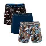 Muchachomalo 10 years Bad Boy marine blauw/print boxershort
