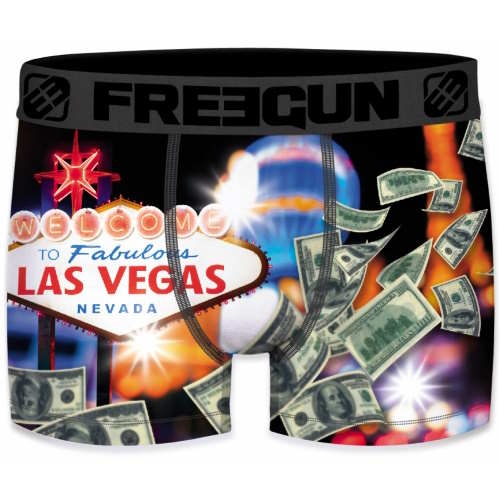 Freegun Vegas dollars zwart/print micro boxershort