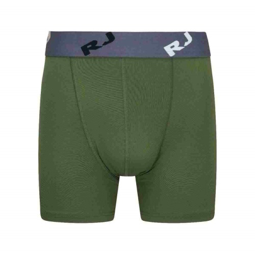 RJ Bodywear Men Pure Color groen micro boxershort