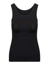 RJ Bodywear Pure Color zwart dames hemd