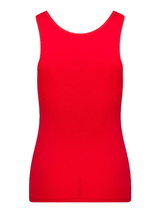 RJ Bodywear Pure Color rood dames hemd