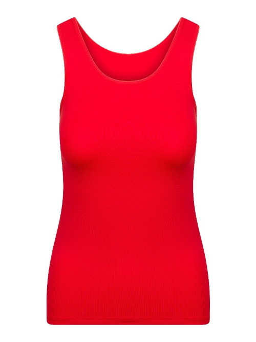 RJ Bodywear Pure Color rood dames hemd