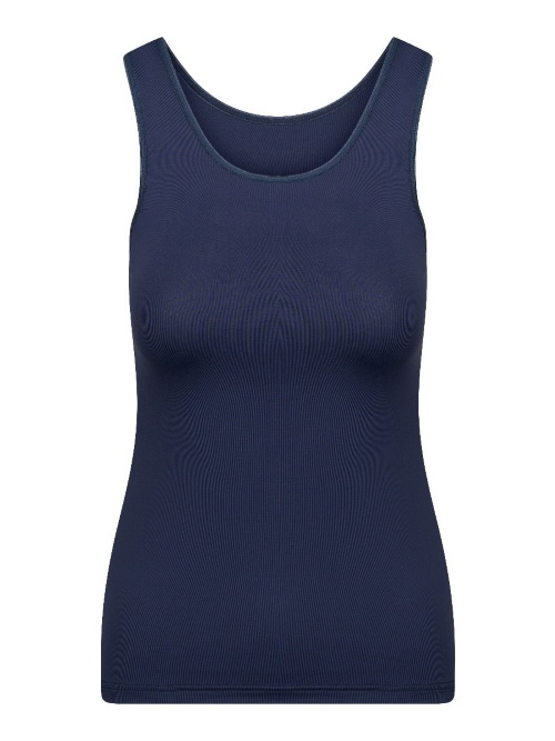 RJ Bodywear Pure Color marine blauw dames hemd