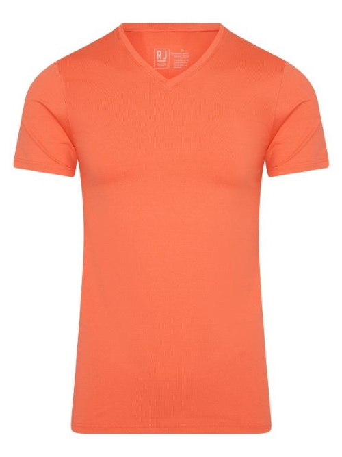 RJ Bodywear Men Pure Color coral t-shirt