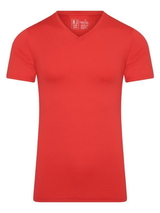 RJ Bodywear Men Pure Color rood t-shirt