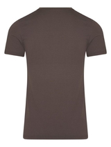 RJ Bodywear Men Pure Color bruin t-shirt
