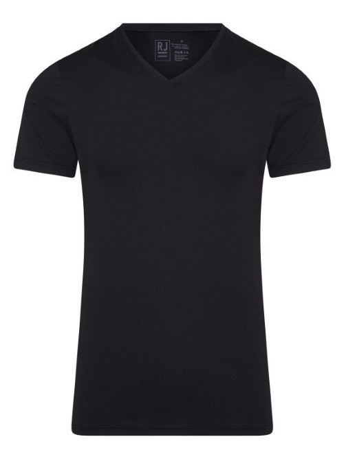 RJ Bodywear Men Pure Color zwart t-shirt