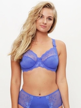 LingaDore Daily Full Coverage Lace cobalt soft-cup bh