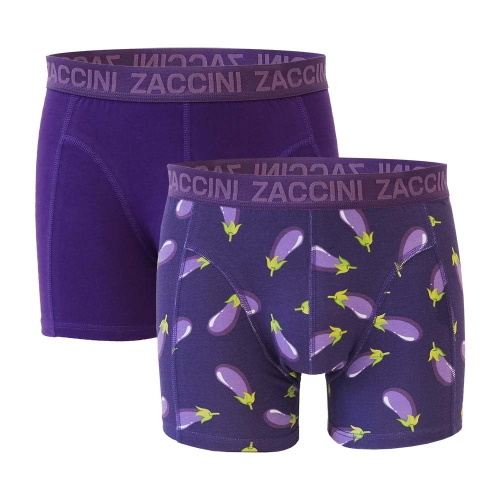 Zaccini Aubergine paars/print boxershort