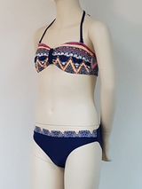 Nickey Nobel Jennifer marine blauw/print bikini set
