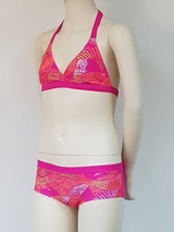 Nickey Nobel Rosa print/roze bikini set
