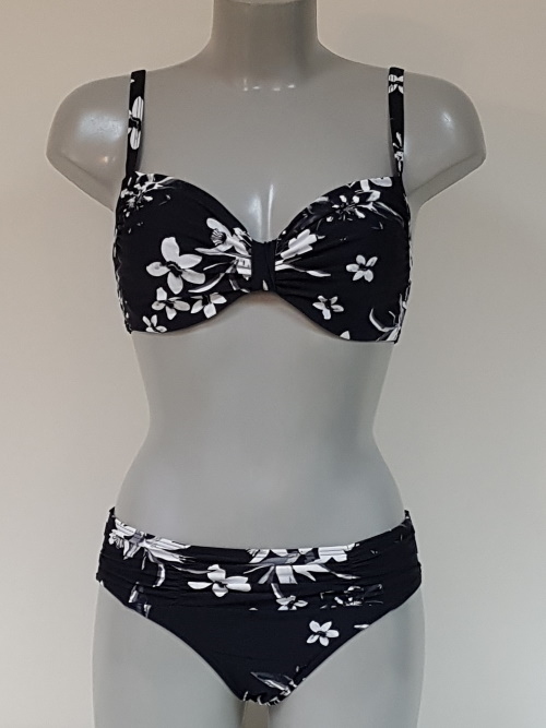 Bomain Bora bora zwart/wit bikini set