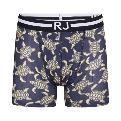 RJ Bodywear Men Turtles marine blauw/print micro boxershort