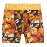 Muchachomalo Football Boys oranje/print jongens boxershort