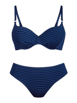 Anita Beach LEA blauw/zwart bikini set
