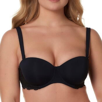 AFTER EDEN NATURE FRIENDLY D CUP & UP ABBY Strapless bh Black