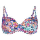 Rosa Faia Beach Federica multicolor/print soft-cup bikinitop