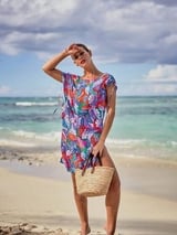 Rosa Faia Beach Marajo multicolor/print strandjurk