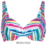 Rosa Faia Beach Henny multicolor/print soft-cup bikinitop