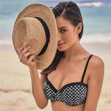 Rosa Faia Beach Cassie zwart/wit voorgevormde bikinitop