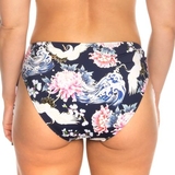 Rosa Faia Beach Lorie marine blauw/print bikini broekje
