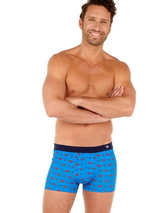 HOM Sugiton blauw/print boxershort