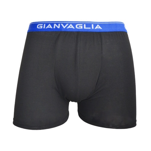Gianvaglia Basic zwart/blauw boxershort