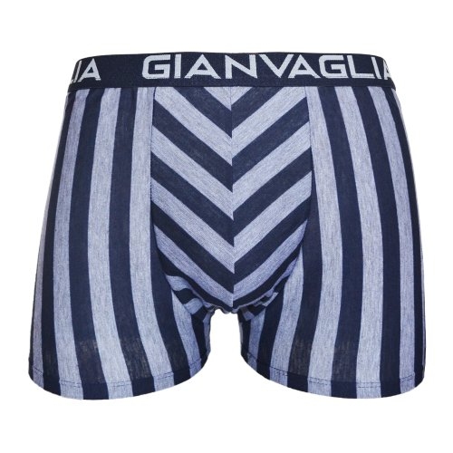 Gianvaglia Stripe marine blauw/blauw boxershort