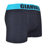 Gianvaglia Jax zwart/blauw micro boxershort