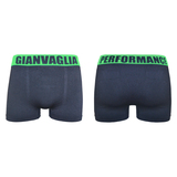 Gianvaglia Jax zwart/groen micro boxershort