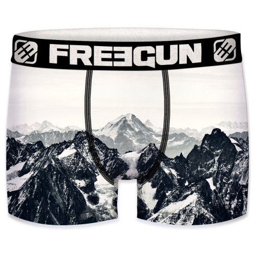 Freegun Mont Blanc zwart/wit micro boxershort