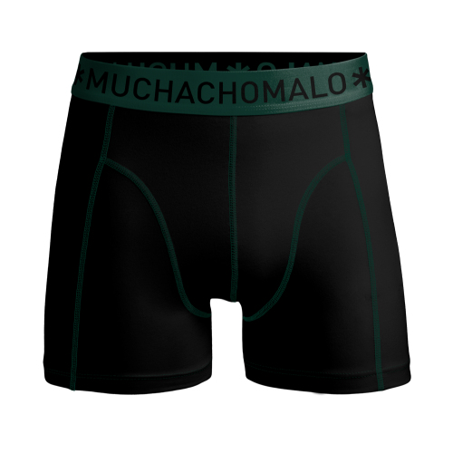 Muchachomalo Basic zwart/groen jongens boxershort