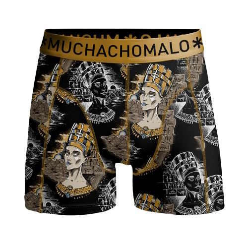 Muchachomalo Nevertiti zwart/goud boxershort