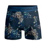 Muchachomalo Wolves blauw/print boxershort
