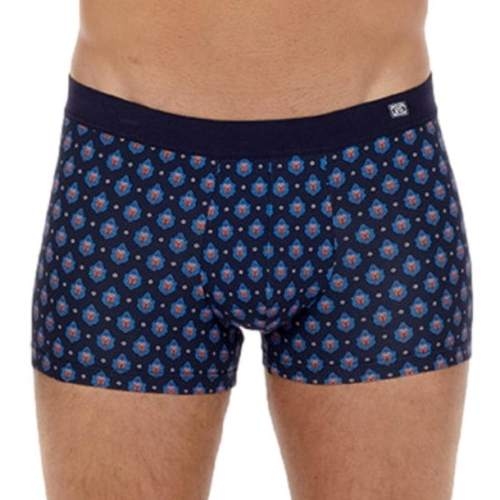 HOM Frioul marine blauw/print boxershort
