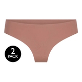 LingaDore Daily Soft Sensation leather brown string