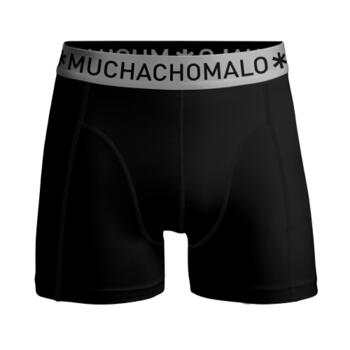 MUCHACHOMALO BASIC Black/silver Boxershort [84]