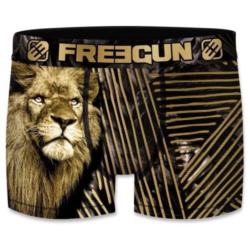 Freegun Lion zwart/print jongens boxershort