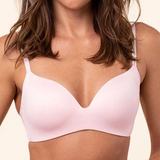 Royal Lounge Lingerie Delite peach pink wireless bh