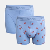 Zaccini Lobster blauw/print boxershort