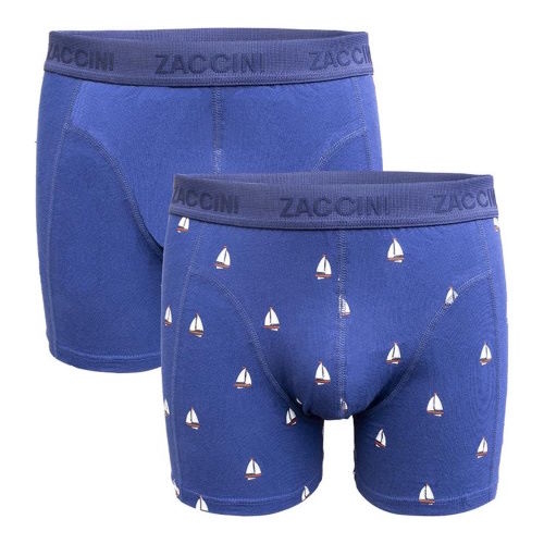 Zaccini Sailboat blauw/print boxershort