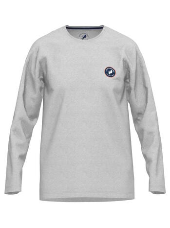 A Fish Named Fred Long Sleeve T-shirt 120002 Grey Melee