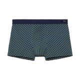 HOM Eze marine blauw/print boxershort