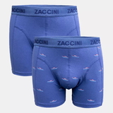 Zaccini Speedboat blauw/print boxershort